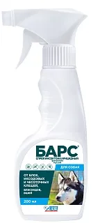 Барс спрей инсектоакарицидный для собак: описание, применение, купить по цене производителя